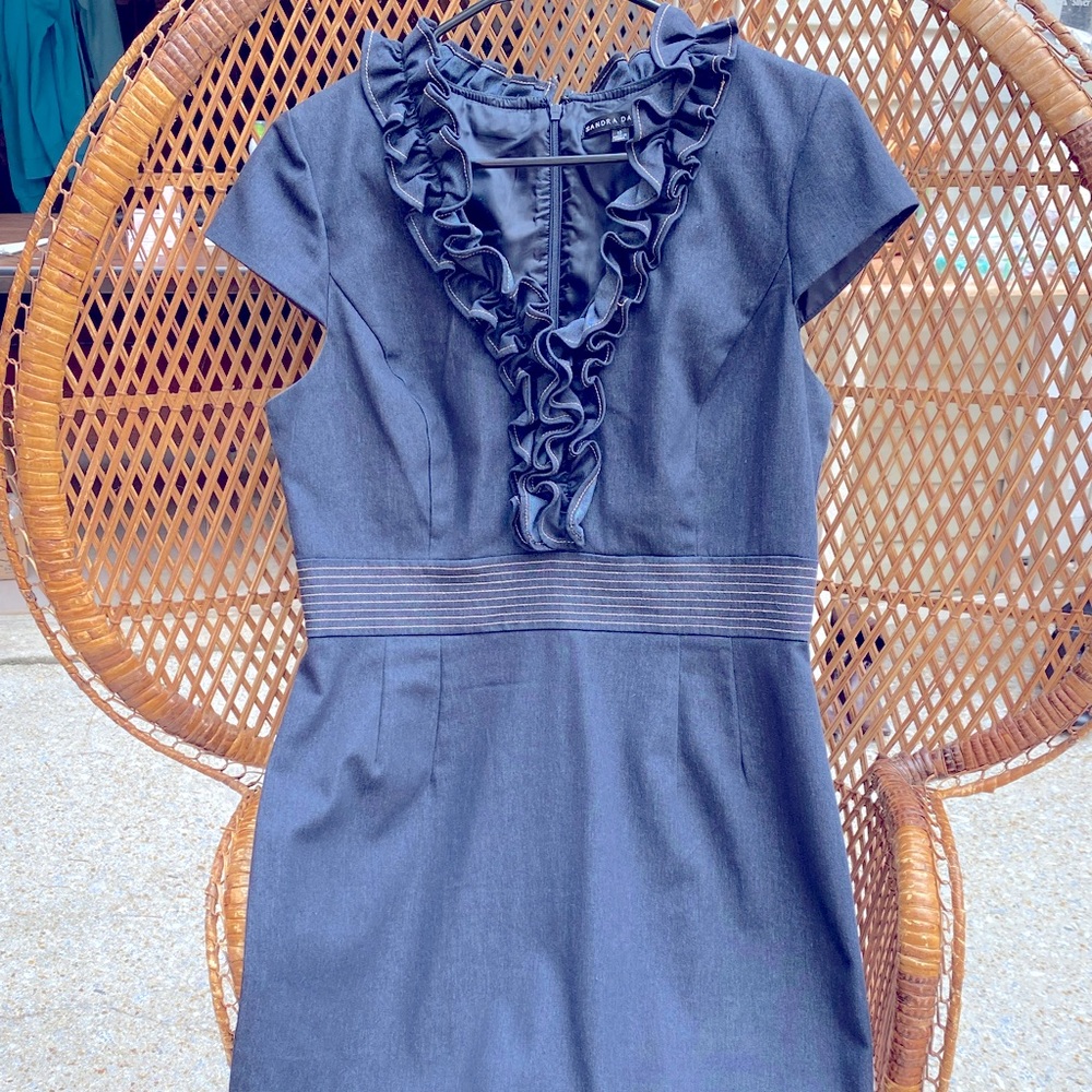 Sandra Darren Denim Dress Size 10
